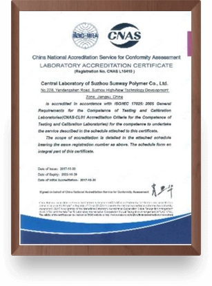 china accreditation committee laboratory accreditation certificate